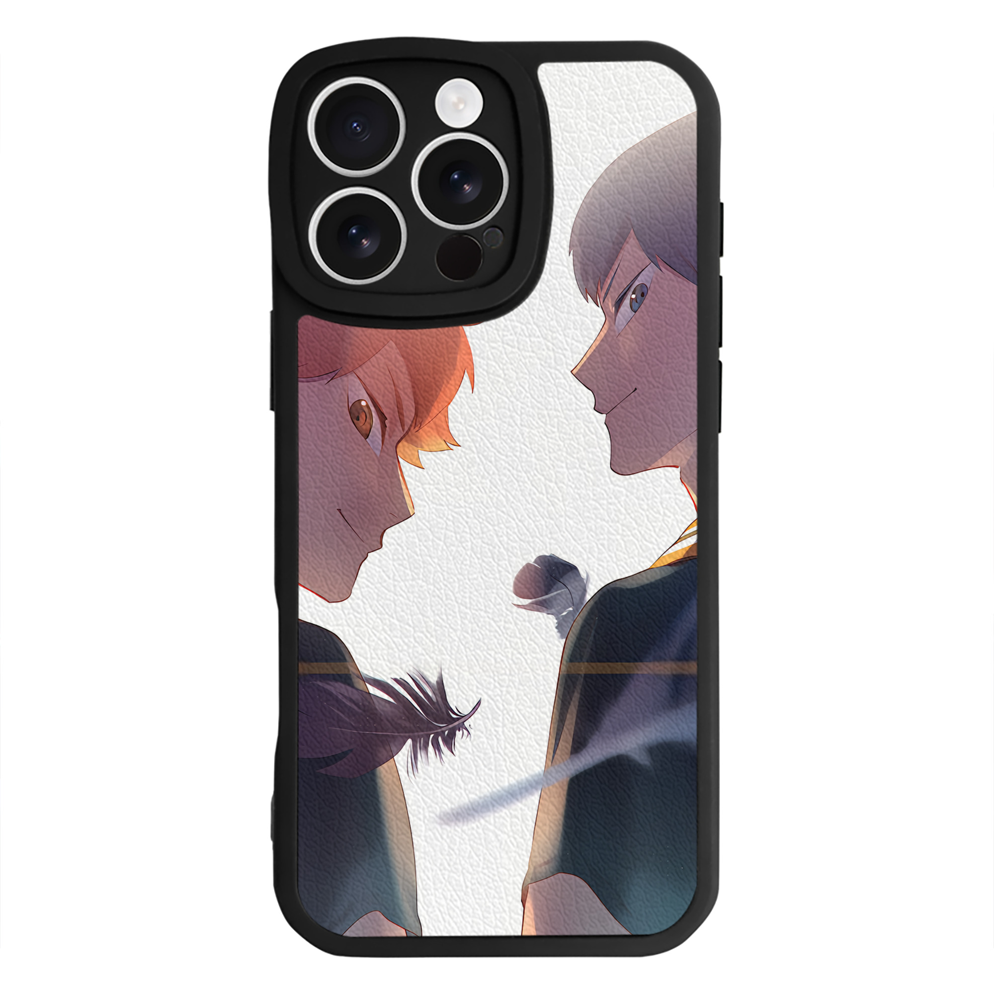 （画像用） ハイキュー!! Haikyu!! 【iPhone 16シリーズ対応】シリコンスマホケース（レザー調） 材質：シリコン
